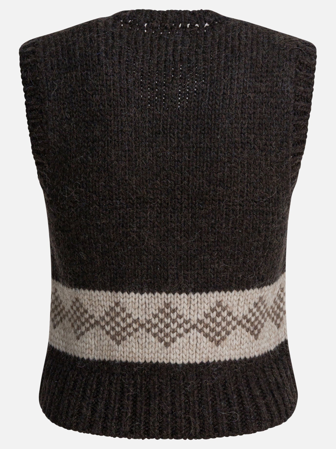 Vests Textured knit  Brown - Filson Women | PDP | VIETTI Online Store | thumbnail_2