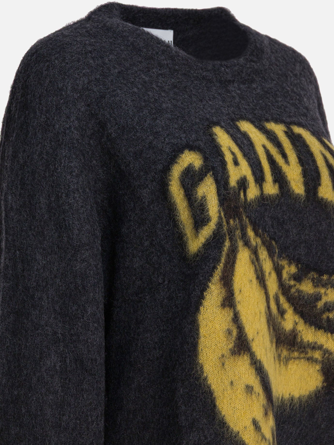 Maglioni girocollo Logo  Nero - Ganni Donna | PDP | VIETTI Online Store | Zoom-Modal_4
