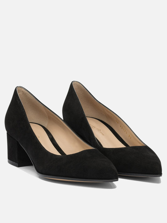 Décolleté 100% suede - 100% leather  Nero - Gianvito Rossi Donna | PLP | VIETTI Online Store | 2
