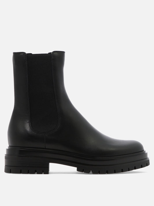 Stivaletti Chelsea 100% leather - 100% rubber  Nero - Gianvito Rossi Donna | PLP | VIETTI Online Store 
