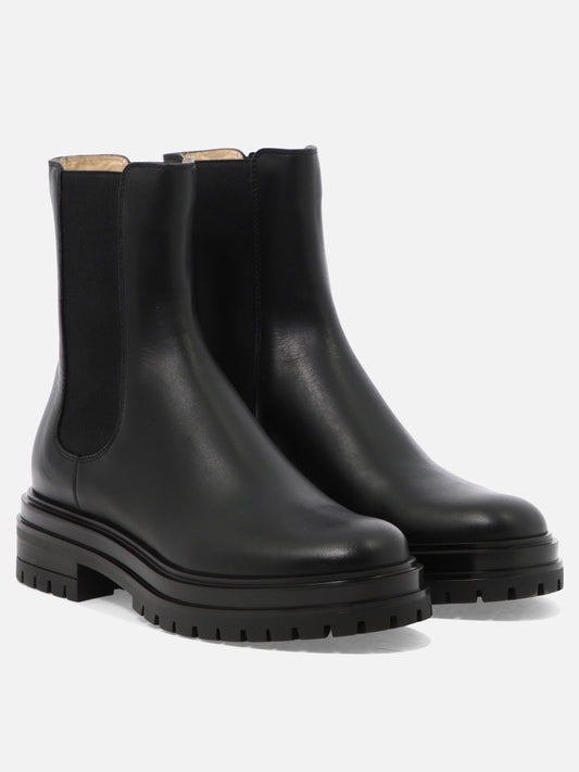 Stivaletti Chelsea 100% leather - 100% rubber  Nero - Gianvito Rossi Donna | PLP | VIETTI Online Store | 2
