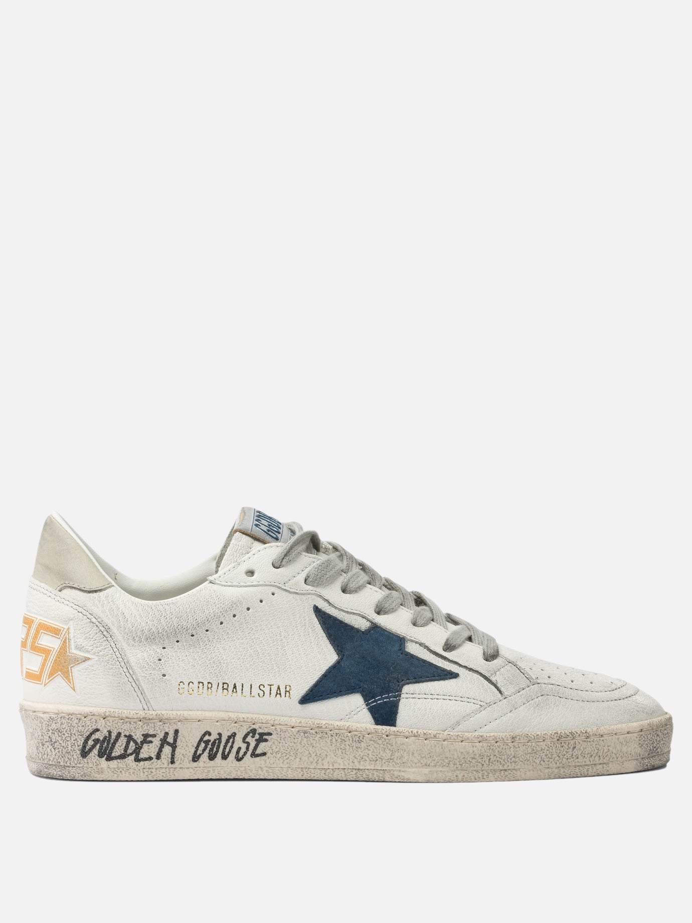 Sneaker basse 93% goat leather 7% cow leather - 100% rubber  Bianco - Golden Goose Uomo | PDP | VIETTI Online Store | Zoom-Modal
