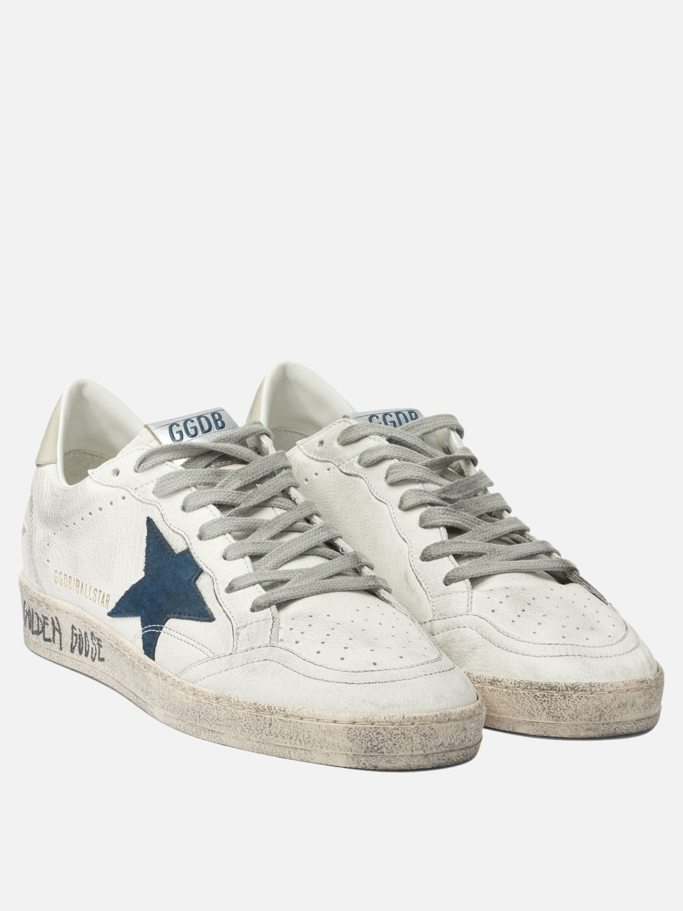 Sneaker basse 93% goat leather 7% cow leather - 100% rubber  Bianco - Golden Goose Uomo | PDP | VIETTI Online Store | Zoom-Modal_2

