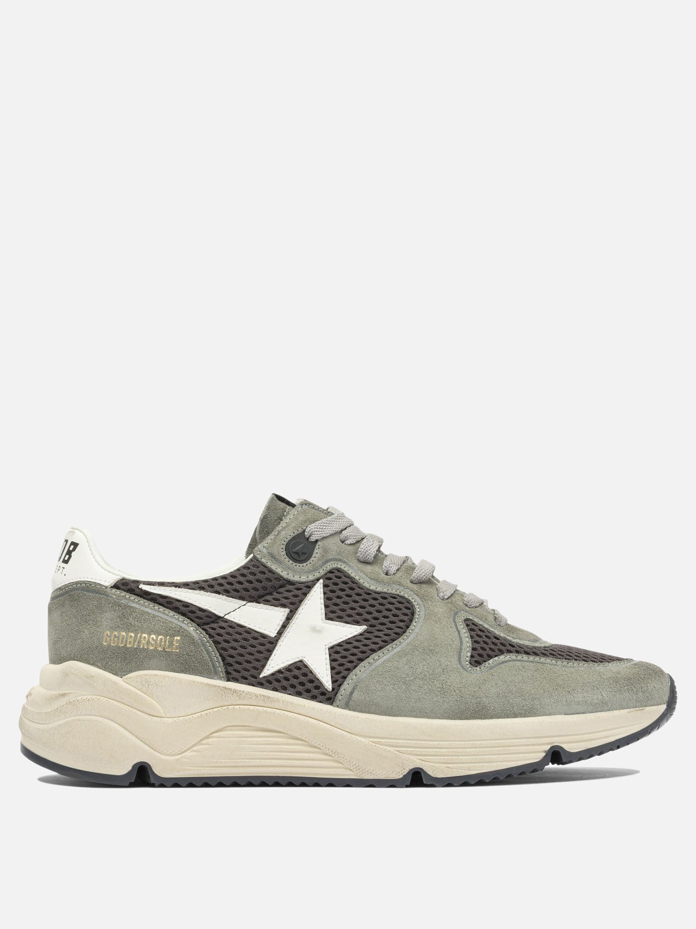 Sneaker basse 59% cow leather 41% polyester - 100% rubber  Verde - Golden Goose Uomo | PDP | VIETTI Online Store | thumbnail