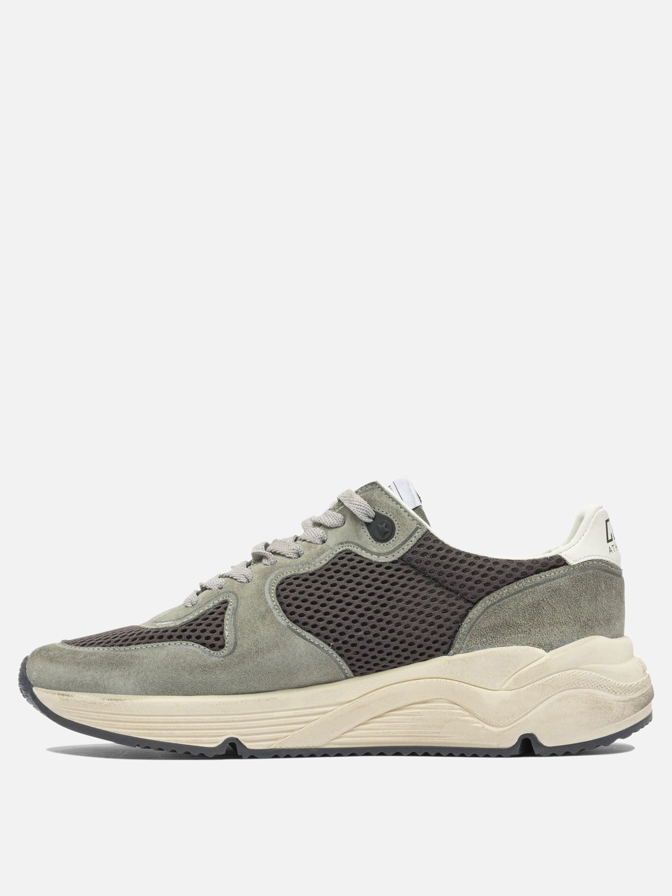 Sneaker basse 59% cow leather 41% polyester - 100% rubber  Verde - Golden Goose Uomo | PDP | VIETTI Online Store | thumbnail_3