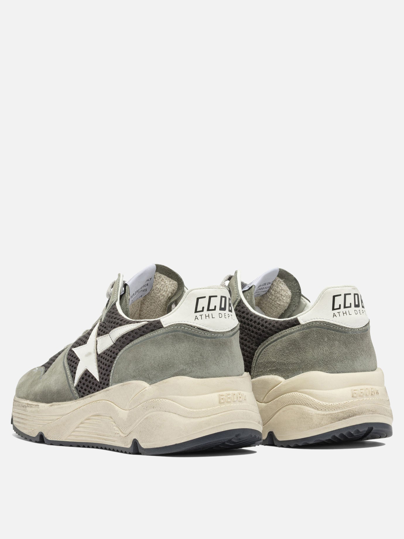 Sneaker basse 59% cow leather 41% polyester - 100% rubber  Verde - Golden Goose Uomo | PDP | VIETTI Online Store | Zoom-Modal_4
