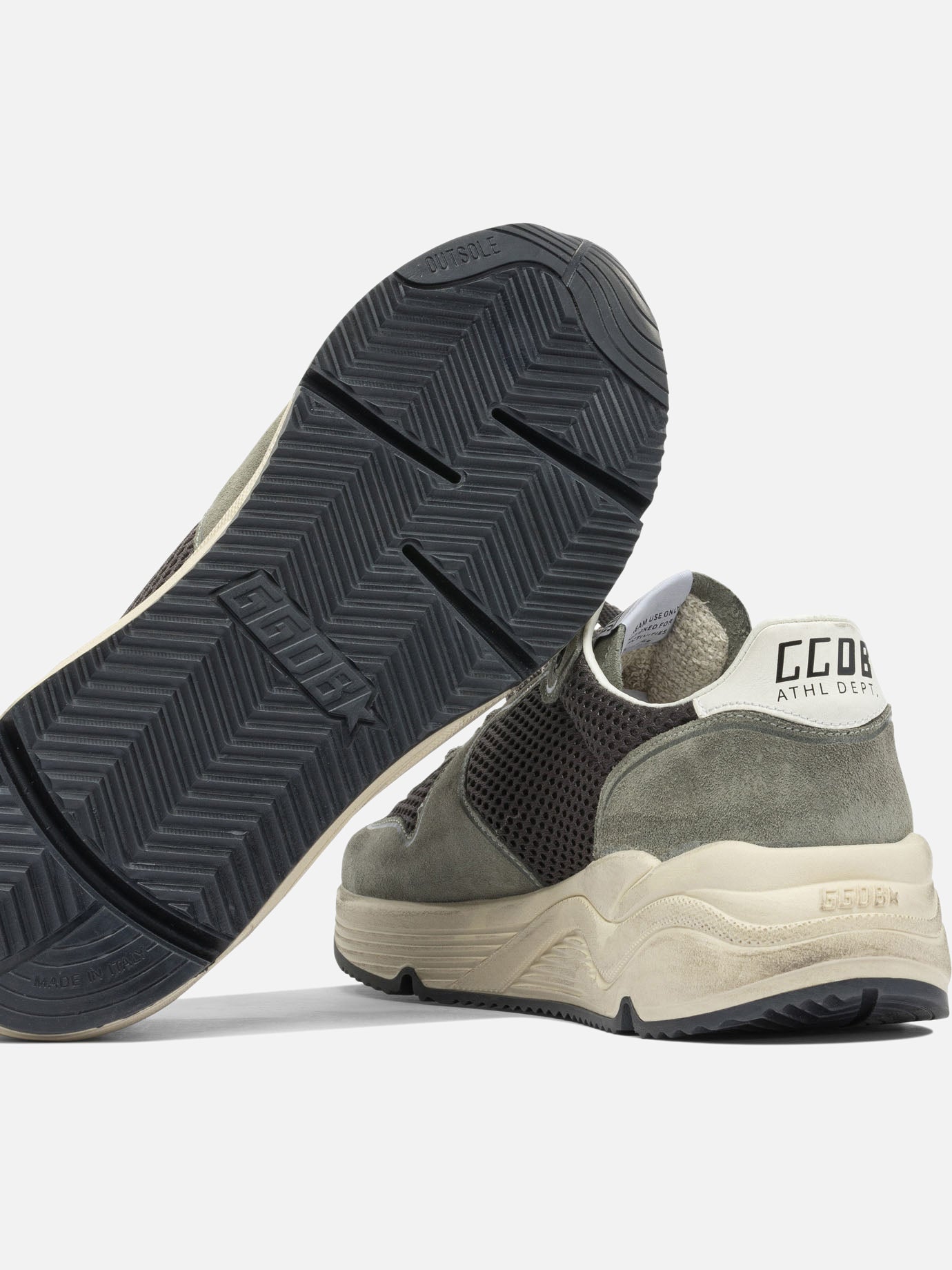 Sneaker basse 59% cow leather 41% polyester - 100% rubber  Verde - Golden Goose Uomo | PDP | VIETTI Online Store | thumbnail_5