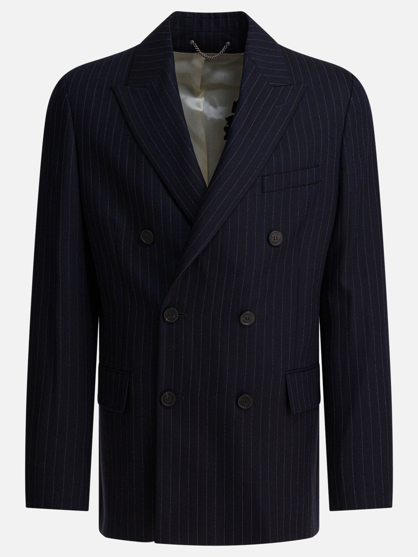 Blazer Solid colour  Blu - Golden Goose Uomo | PDP | VIETTI Online Store | Zoom-Modal
