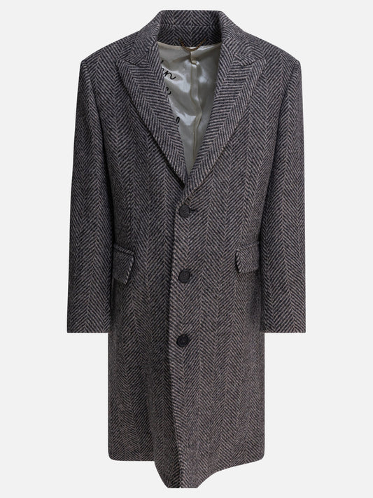Golden Goose Cappotto monopetto spigato 16556706_48 Grey 1