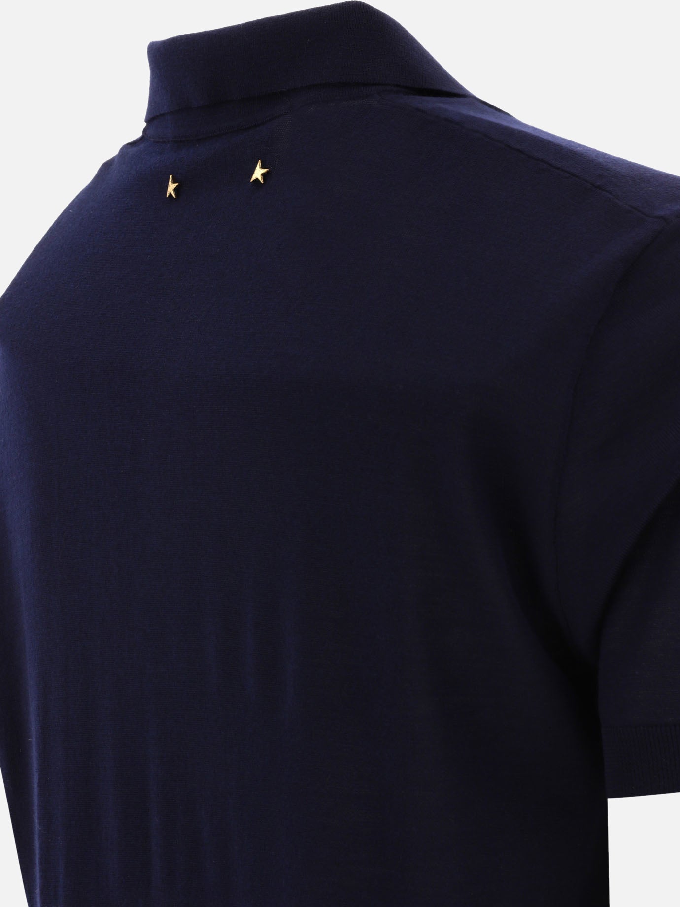 Golden Goose Merino wool polo shirt Black