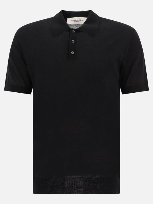 Golden Goose Polo in lana merino 13776234_M Black 1