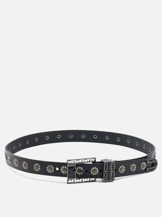 Leather belts Solid colour  Black - Golden Goose Women | PDP | VIETTI Online Store 
