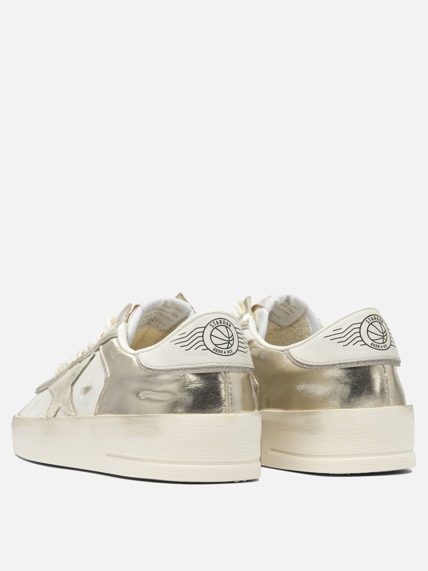 Sneaker basse 82% cow leather 10% polyamide 5% polyurethane 3% polyester - 100% rubber  Argento - Golden Goose Donna | PDP | VIETTI Online Store | Zoom-Modal_4
