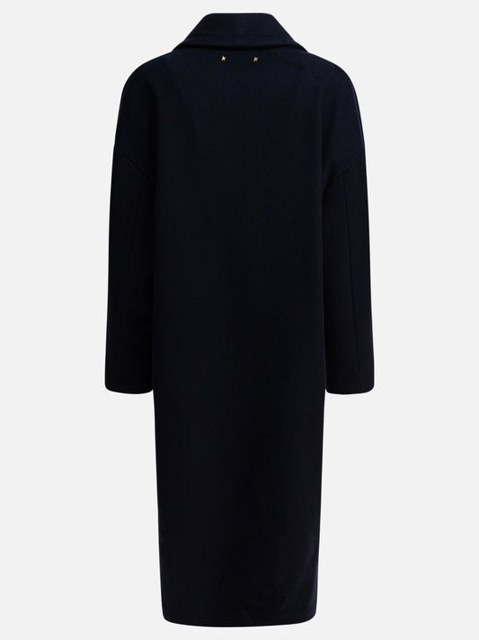 Golden Goose "Cocoon" Single-breasted coat 17618742_40 Blue 2