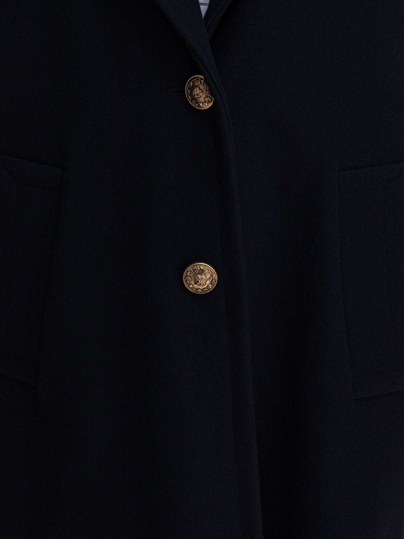 Golden Goose &quot;Cocoon&quot; Single-breasted coat 17618742_40 Blue thumbnail_3