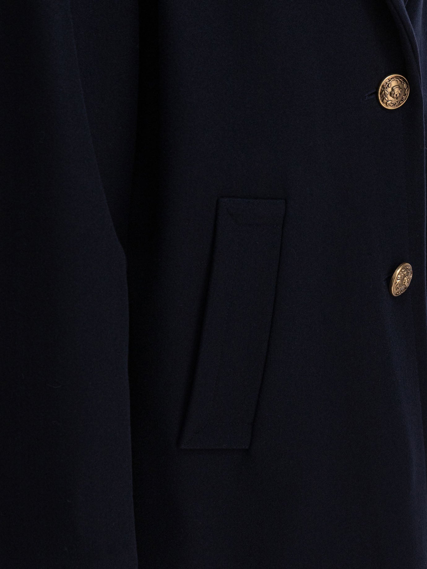 Golden Goose &quot;Cocoon&quot; Single-breasted coat 17618742_40 Blue thumbnail_4
