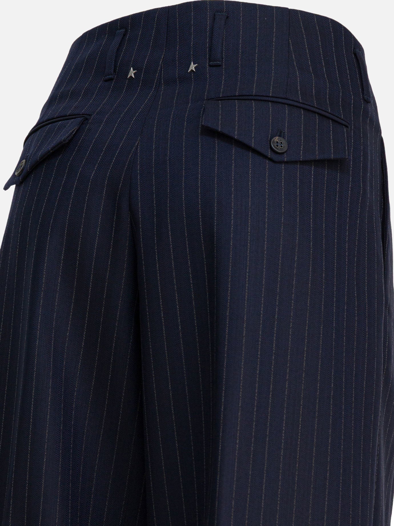 Pantaloni casual Solid colour  Blu - Golden Goose Donna | PDP | VIETTI Online Store | thumbnail_4