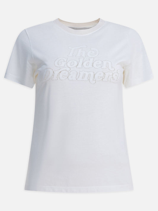 T-shirt girocollo Print  Bianco - Golden Goose Donna | PLP | VIETTI Online Store 
