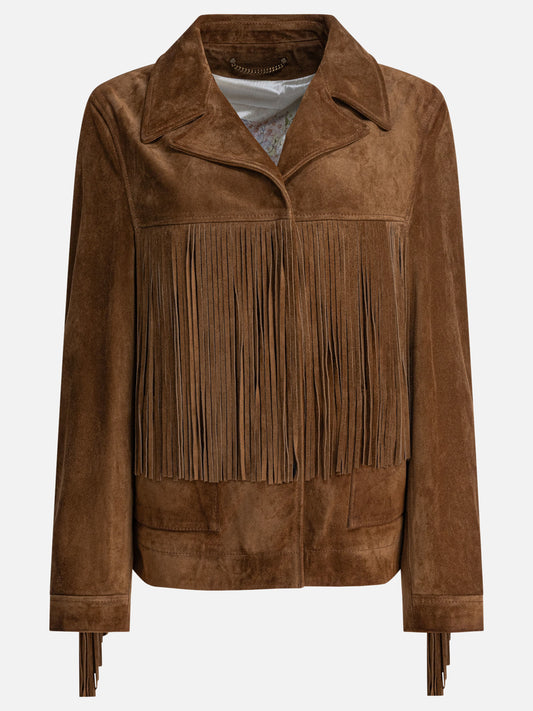 Giacche in pelle Solid colour  Marrone - Golden Goose Donna | VIETTI Online Store 
