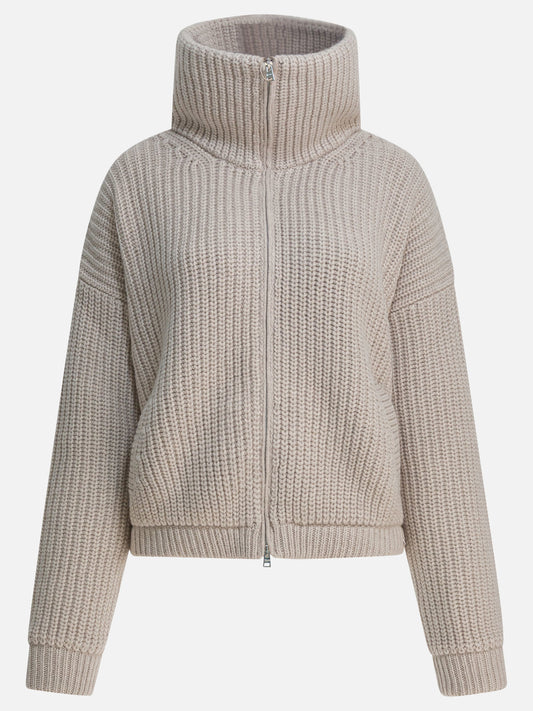 Cardigans Solid colour  Beige - Herno Women | VIETTI Online Store 
