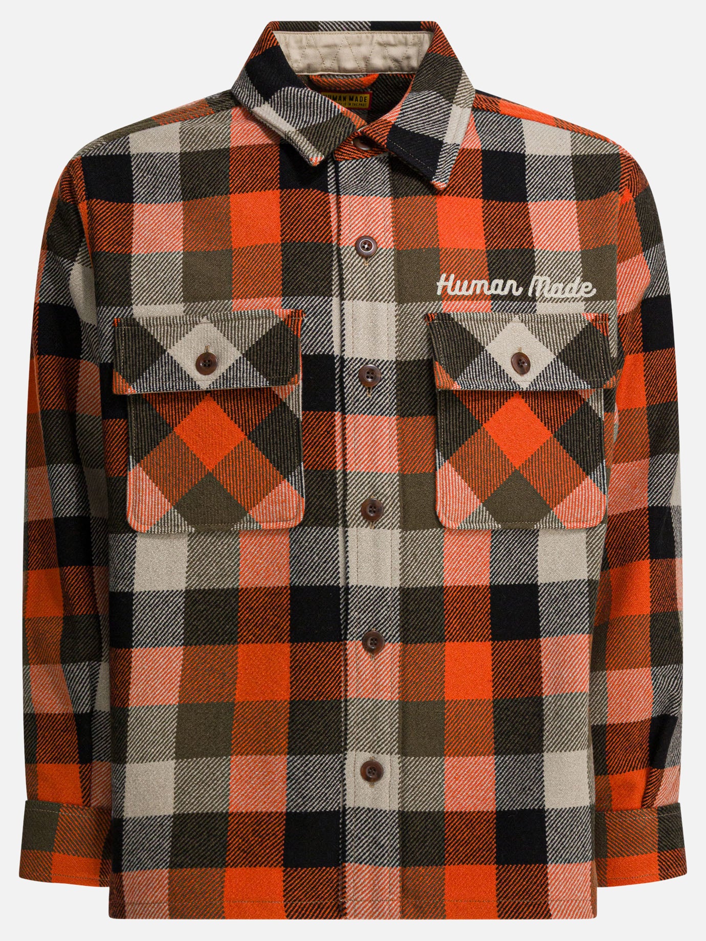 Overshirt jackets Check  Orange - Human Made Men | PDP | VIETTI Online Store | Zoom-Modal
