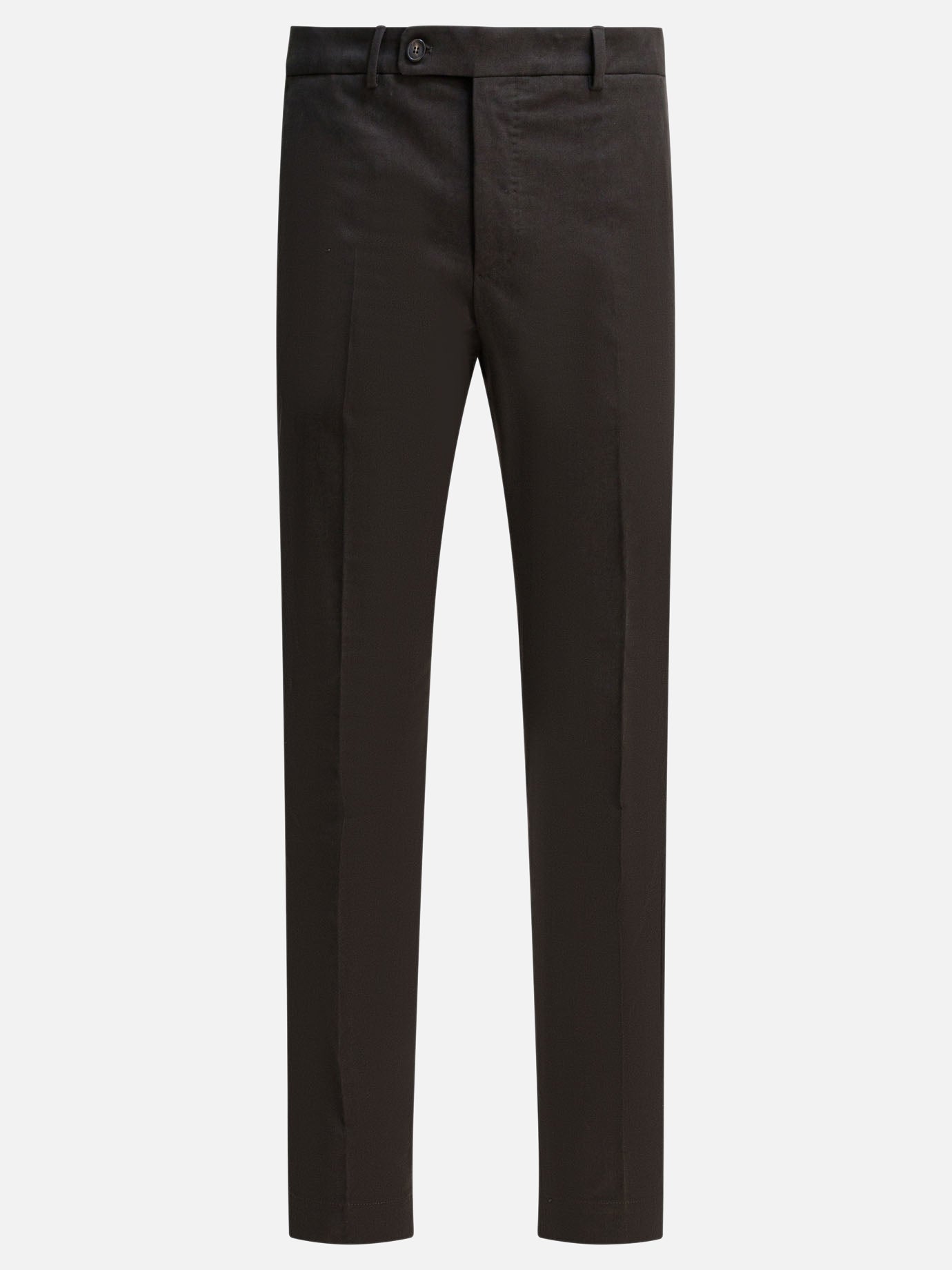 Pantaloni sartoriali Solid colour  Marrone - Incotex Uomo | PDP | VIETTI Online Store | thumbnail