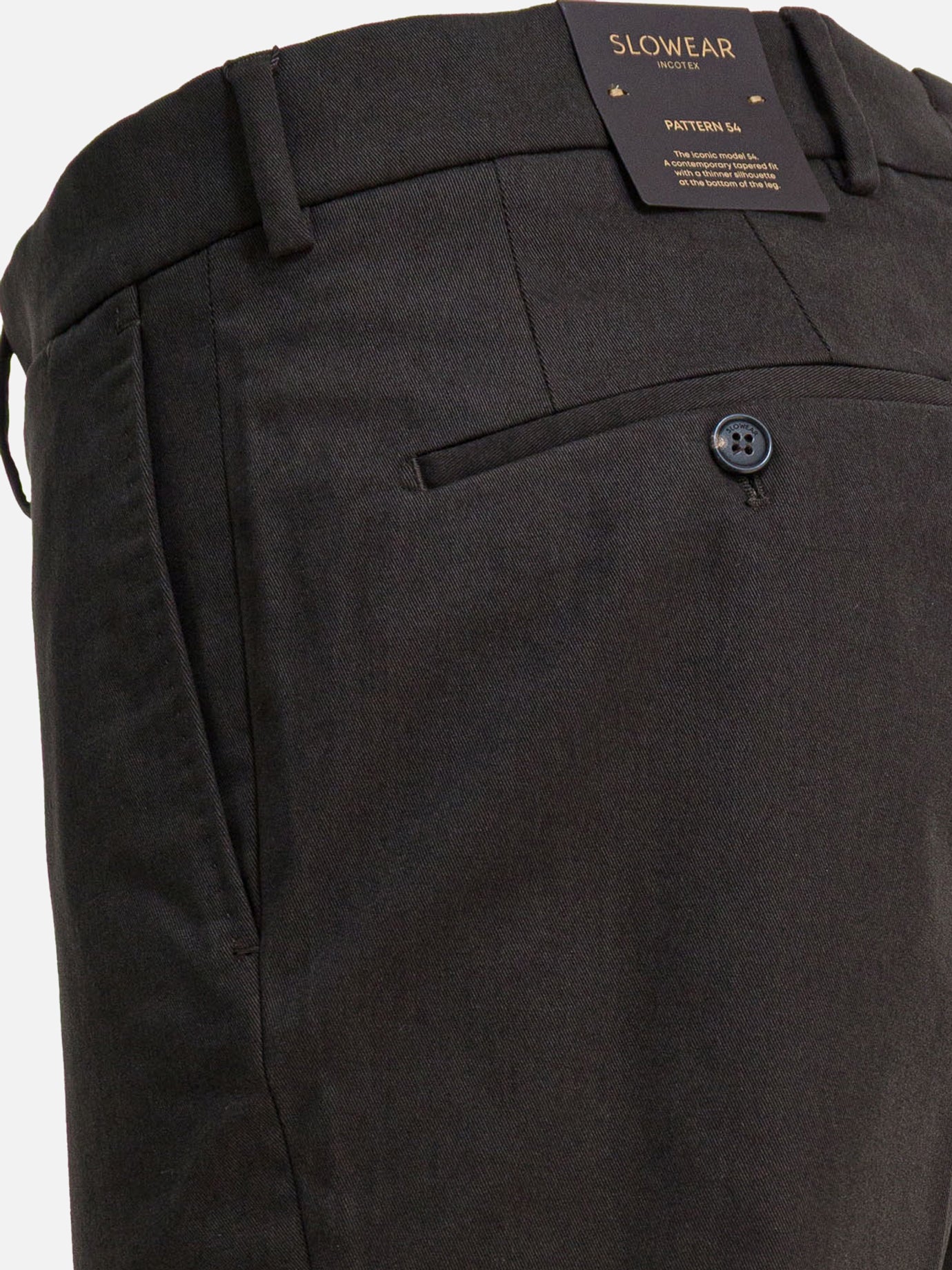 Pantaloni sartoriali Solid colour  Marrone - Incotex Uomo | PDP | VIETTI Online Store | thumbnail_4