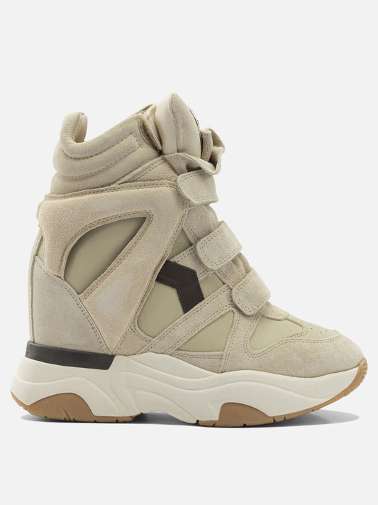 Sneaker alte 100% cow leather - 100% rubber  Beige - Isabel Marant Donna | PDP | VIETTI Online Store 
