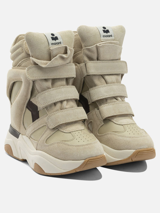 Sneaker alte 100% cow leather - 100% rubber  Beige - Isabel Marant Donna | PDP | VIETTI Online Store | 2
