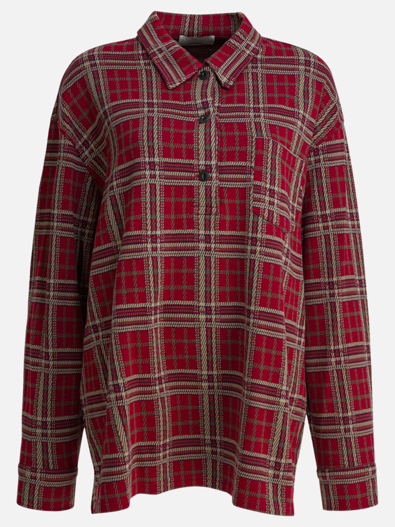 Camicie casual Check  Rosso - Isabel Marant Donna | PDP | VIETTI Online Store | thumbnail