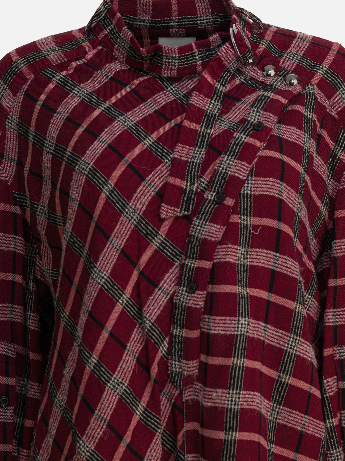Bluse Check  Rosso - Isabel Marant Donna | PDP | VIETTI Online Store | thumbnail_3