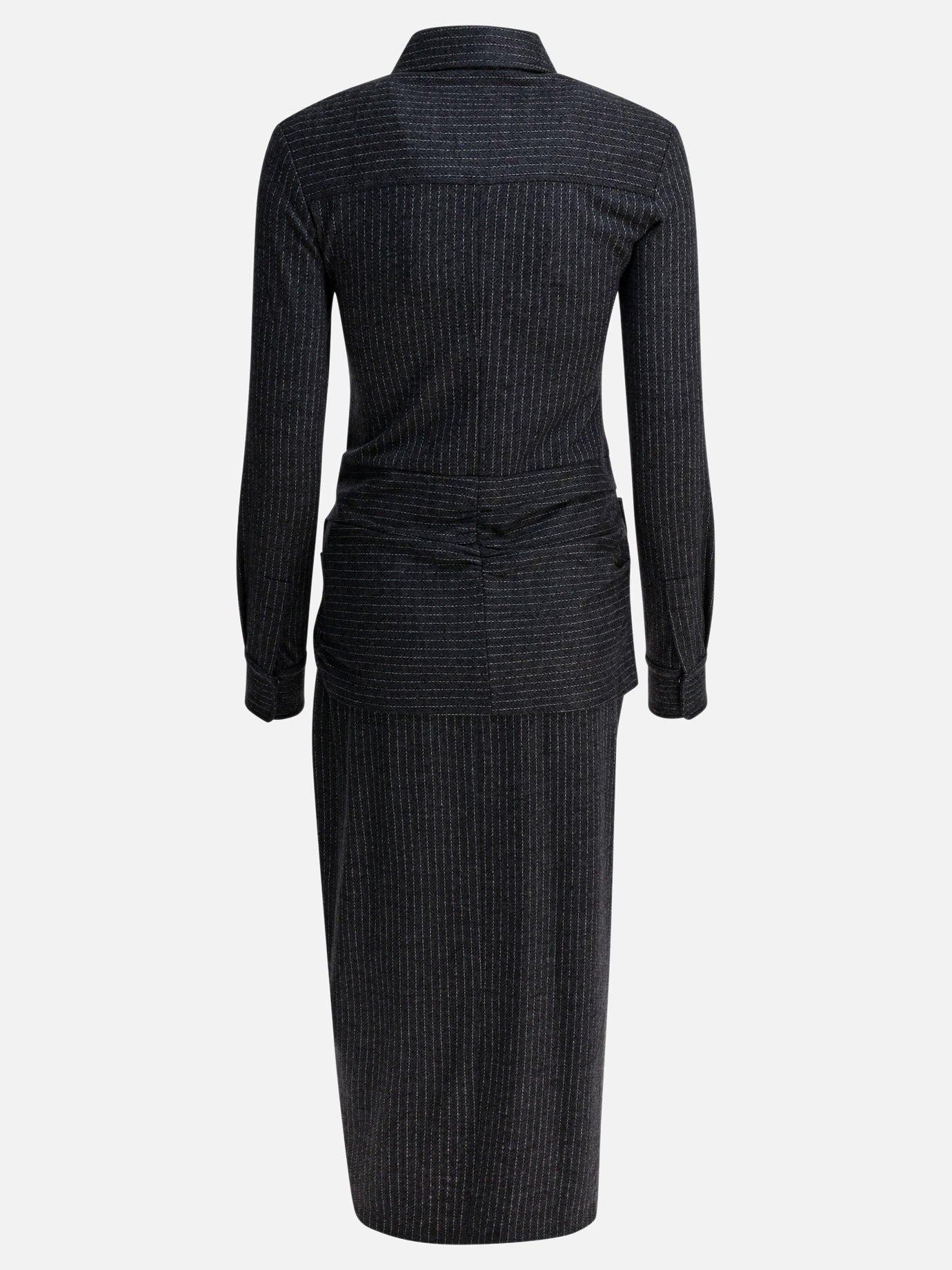 Abiti midi Striped  Grigio - Isabel Marant Donna | PDP | VIETTI Online Store | thumbnail_2