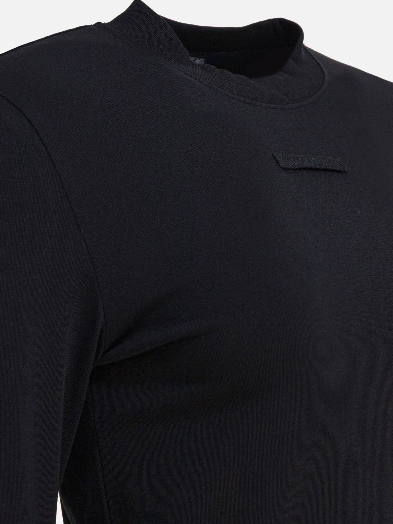 Crewneck t-shirts Logo  Black - Jacquemus Women | PDP | VIETTI Online Store | thumbnail_4
