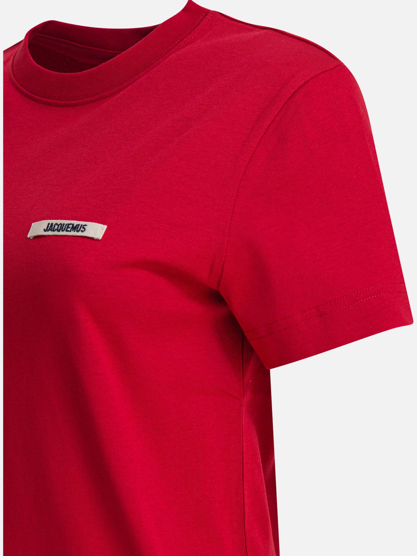 Crewneck t-shirts Logo  Red - Jacquemus Women | PDP | VIETTI Online Store | thumbnail_4