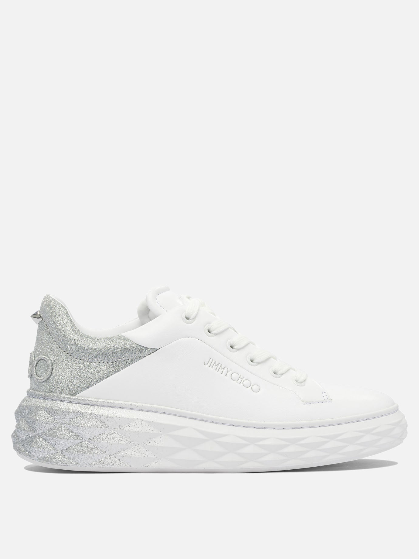 Low top sneakers 80% lamb 20% cow - 100% rubber  White - Jimmy Choo Women | PDP | VIETTI Online Store | Zoom-Modal
