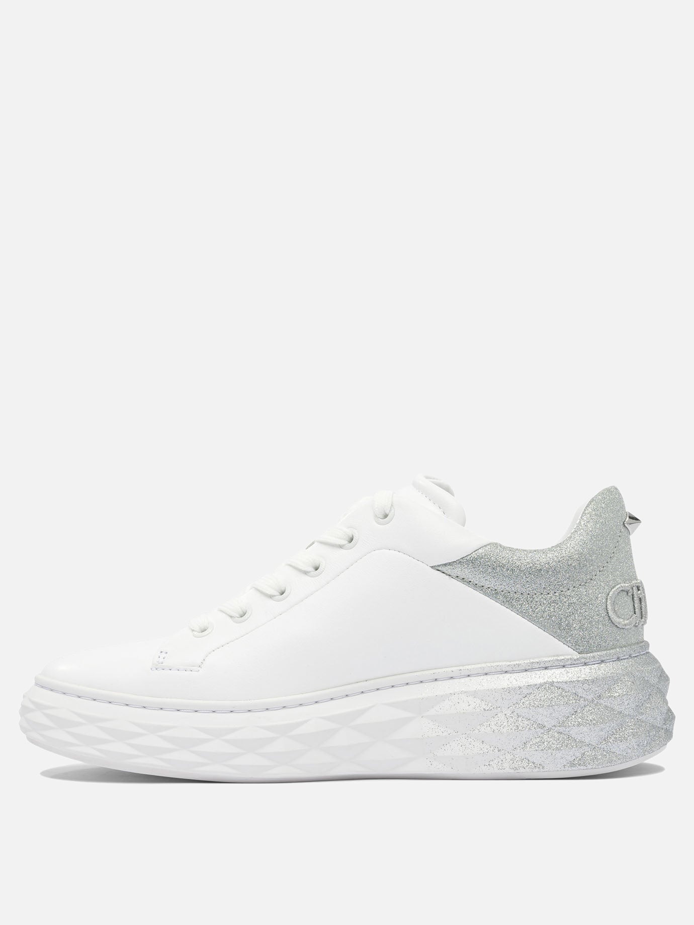 Low top sneakers 80% lamb 20% cow - 100% rubber  White - Jimmy Choo Women | PDP | VIETTI Online Store | thumbnail_3