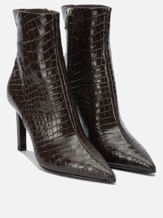 Zipped boots 100% calf - 50% calf 50% rubber  Brown - Jimmy Choo Women | PLP | VIETTI Online Store | 2
