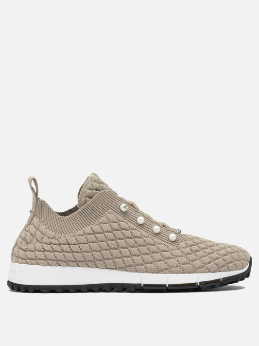 Low top sneakers 100% textile - 100% rubber  Grey - Jimmy Choo Women | PDP | VIETTI Online Store 
