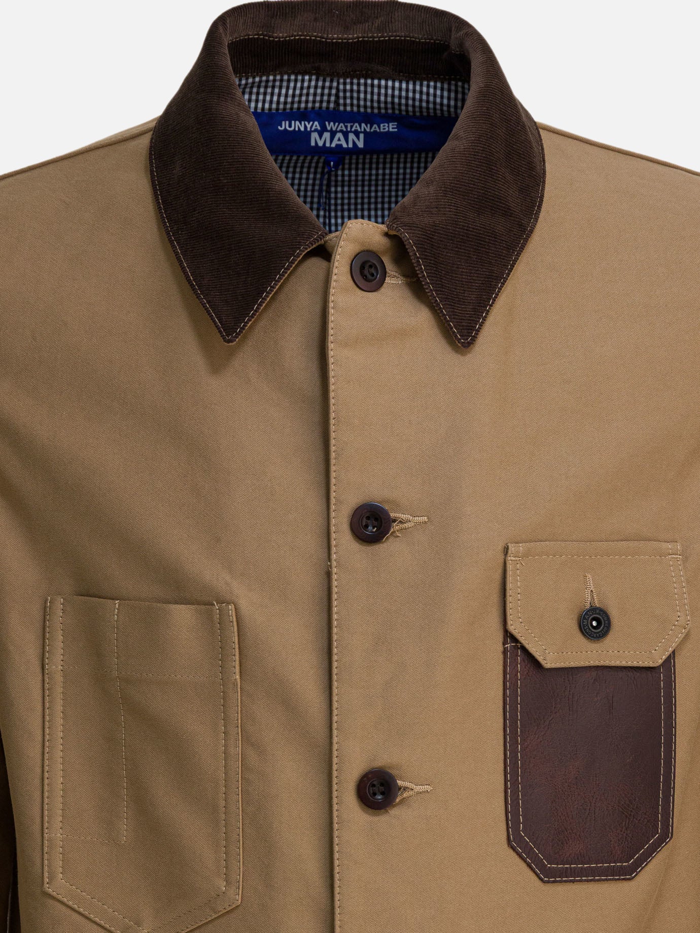 Quilted & Utility Jackets Solid colour  Beige - Junya Watanabe MAN Men | PDP | VIETTI Online Store | thumbnail_3