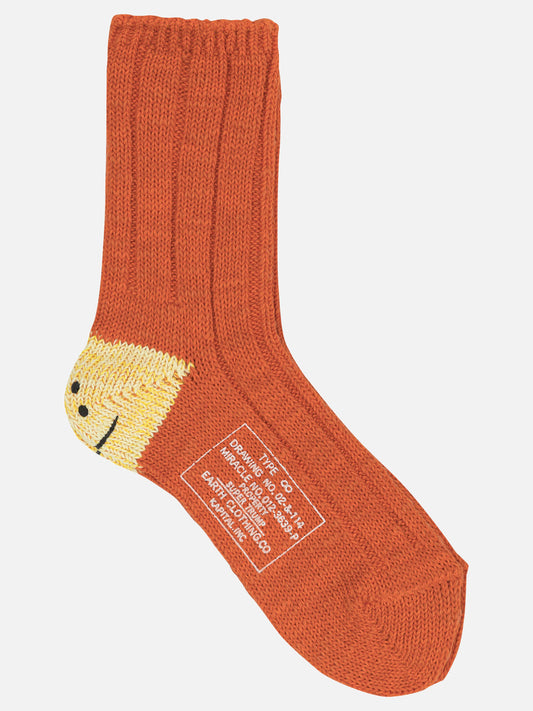 Classic socks Solid colour  Orange - KAPITAL Men | PLP | VIETTI Online Store 
