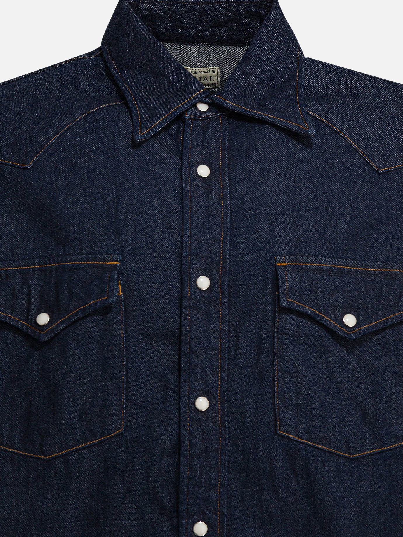 Casual shirts Solid colour  Blue - KAPITAL Men | PDP | VIETTI Online Store | thumbnail_3