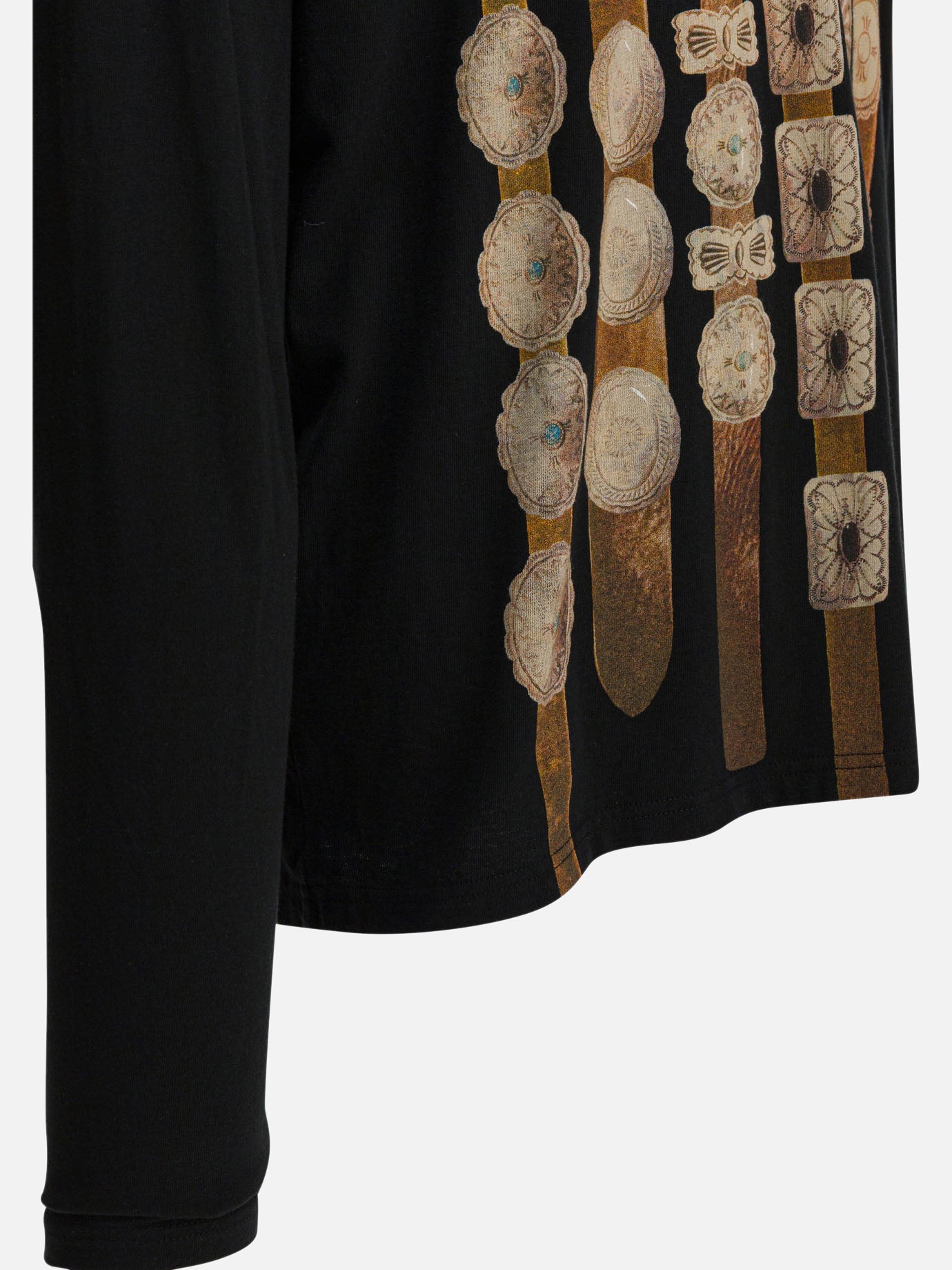 T-shirt girocollo Graphics  Nero - KAPITAL Uomo | PDP | VIETTI Online Store | Zoom-Modal_4
