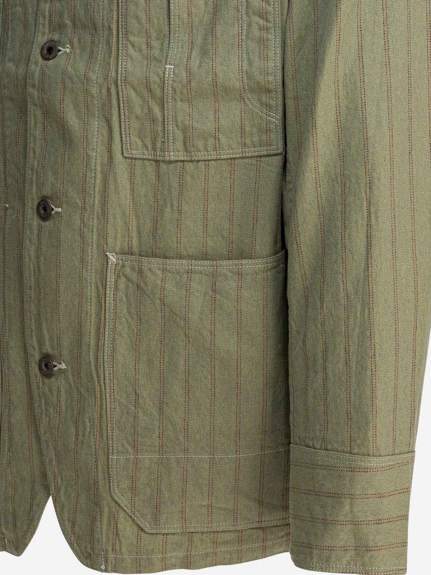 Overshirt jackets Striped  Green - KAPITAL Men | PDP | VIETTI Online Store | thumbnail_4