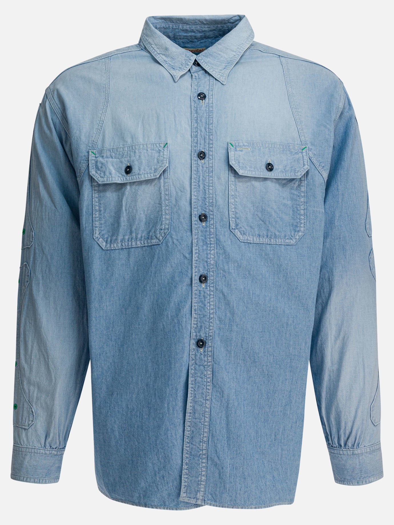 Casual shirts Denim  Light blue - KAPITAL Men | PDP | VIETTI Online Store | thumbnail