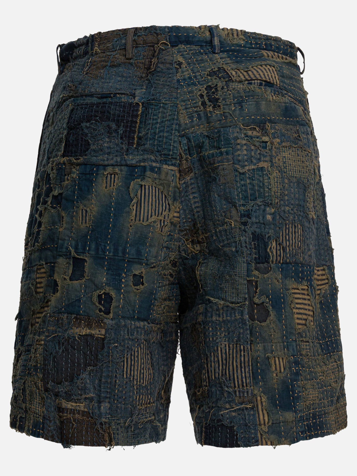 Five pockets shorts Patchwork  Blue - KAPITAL Men | PDP | VIETTI Online Store | thumbnail_2