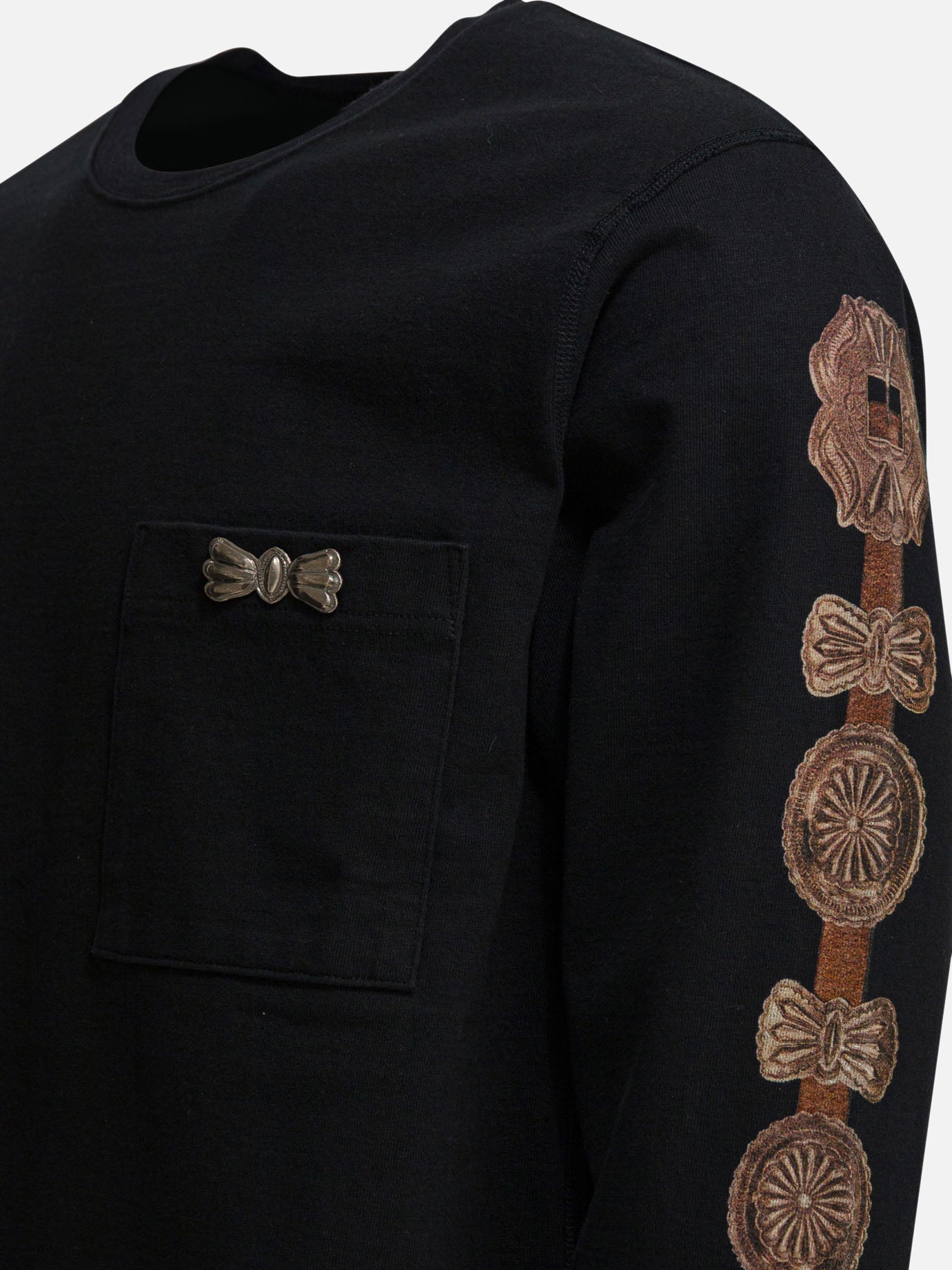 T-shirt girocollo Graphics  Nero - KAPITAL Uomo | PDP | VIETTI Online Store | Zoom-Modal_4
