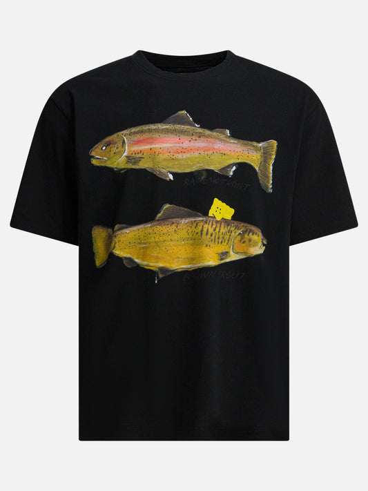 Crewneck t-shirts Graphics  Black - KAPITAL Men | PLP | VIETTI Online Store 
