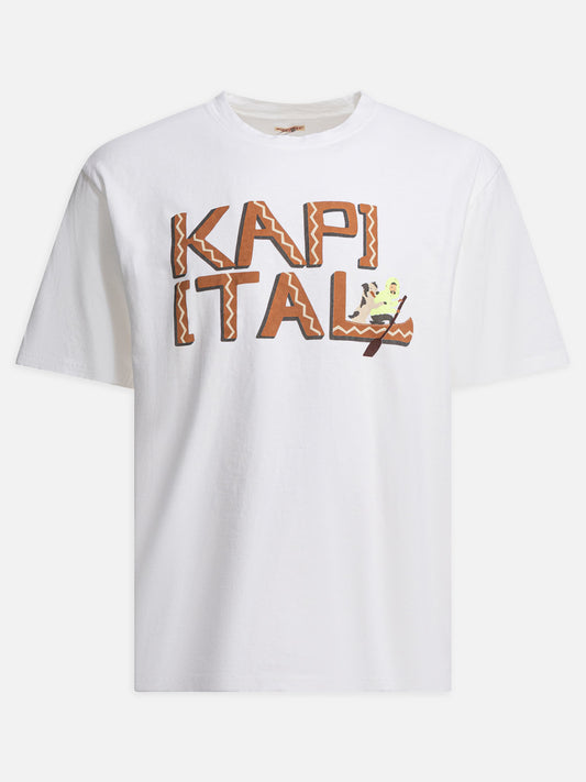 Crewneck t-shirts Graphics  Orange - KAPITAL Men | PLP | VIETTI Online Store 

