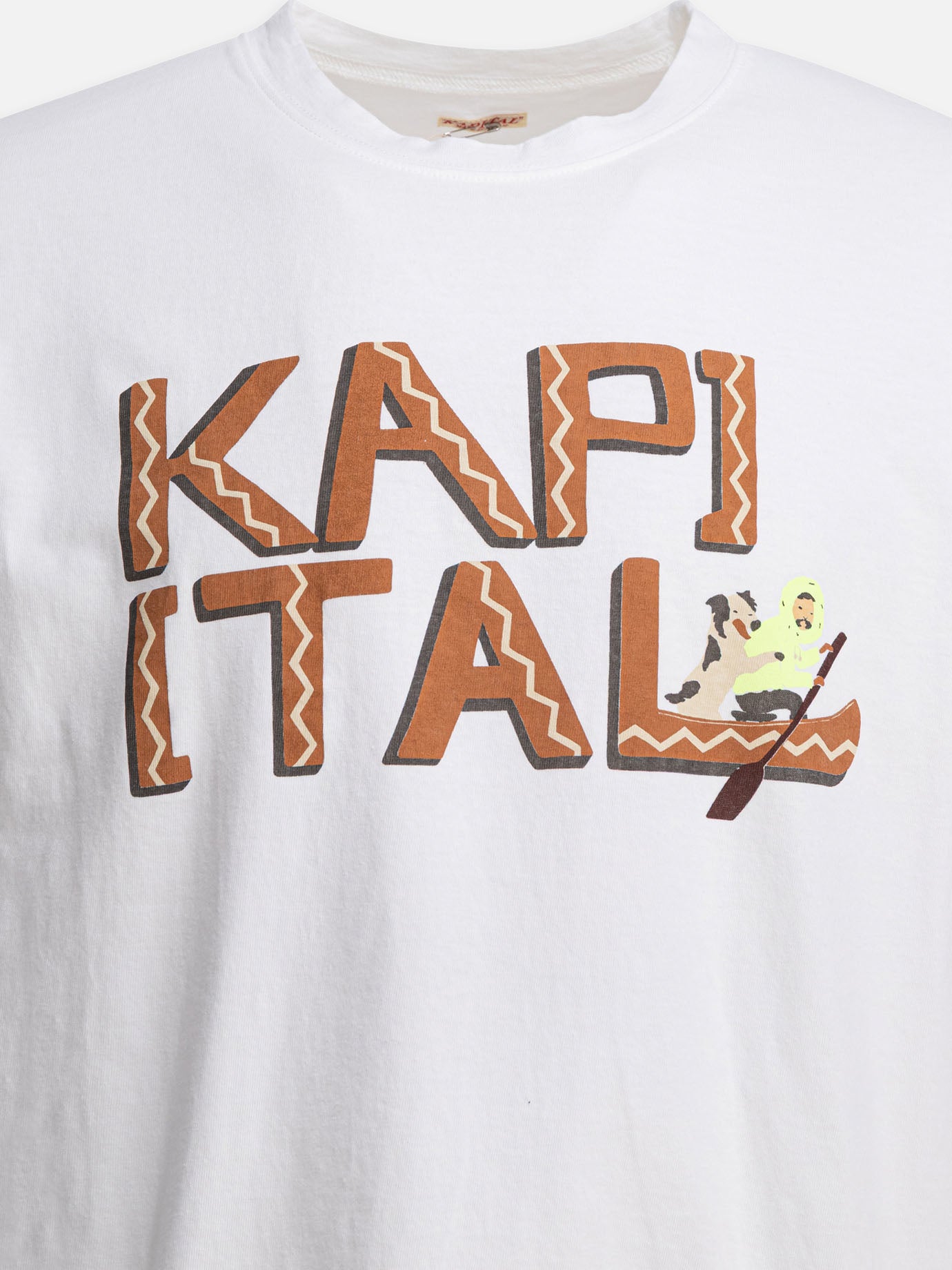 Crewneck t-shirts Graphics  Orange - KAPITAL Men | PDP | VIETTI Online Store | Zoom-Modal_3
