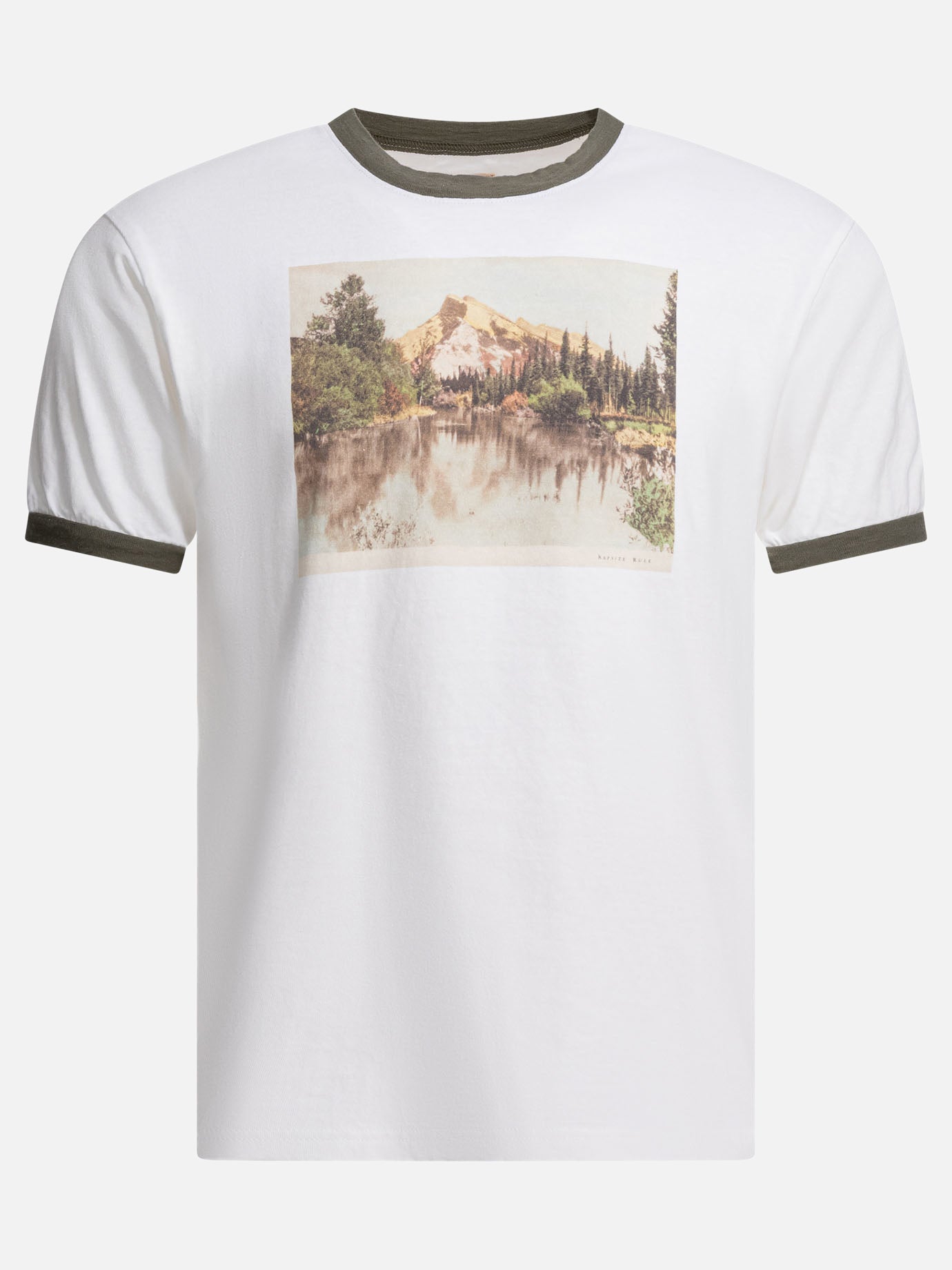 T-shirt girocollo Stampa  Bianco - KAPITAL Uomo | PDP | VIETTI Online Store | Zoom-Modal
